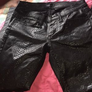 Bebe SnakeSkin Jeans